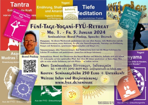 Seminar Ticket for AYP-Retreat / Seminar 1st to 5th of January 2024